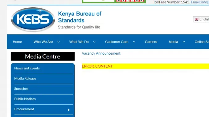 KEBS Shortlisted Candidates list 2026/2027 : How to Downloadhttps://jobnodes.com/